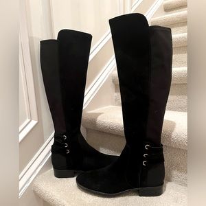 Vince Camuto Over the Knee Boot 9.5 Black Suede